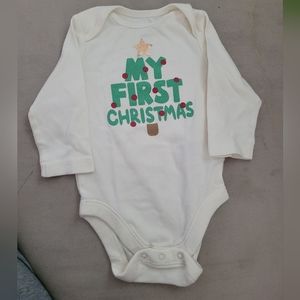 My First Xmas onesie